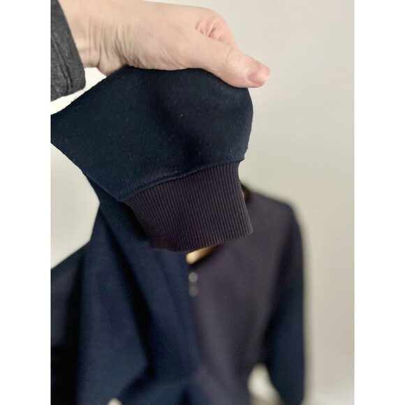 Massimo Dutti Men’s Dark Blue Jacket US L/Euro XL Wool Blend Fall Winter Casual - Picture 5 of 12